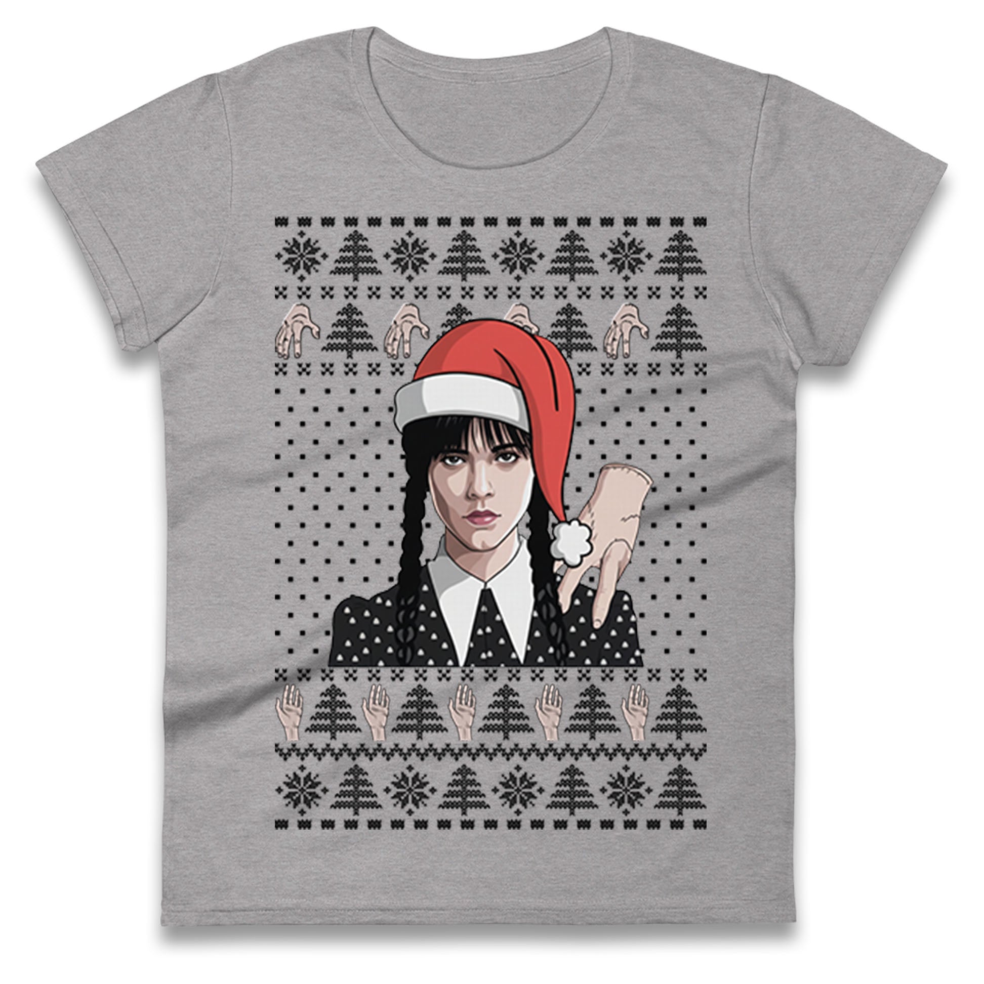 Wedensday Christmas Ladies T Shirt