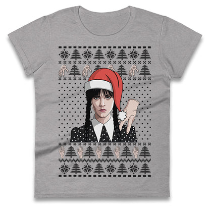 Wedensday Christmas Ladies T Shirt