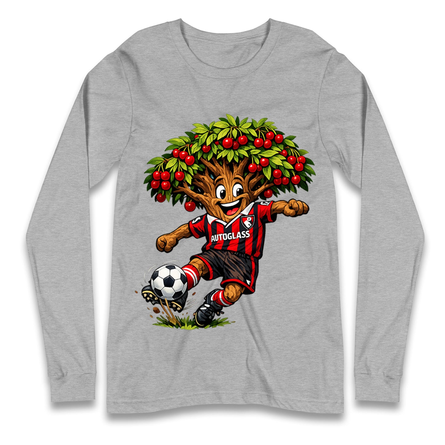 Retro AFC Bournemouth Football Longsleeve T Shirt 