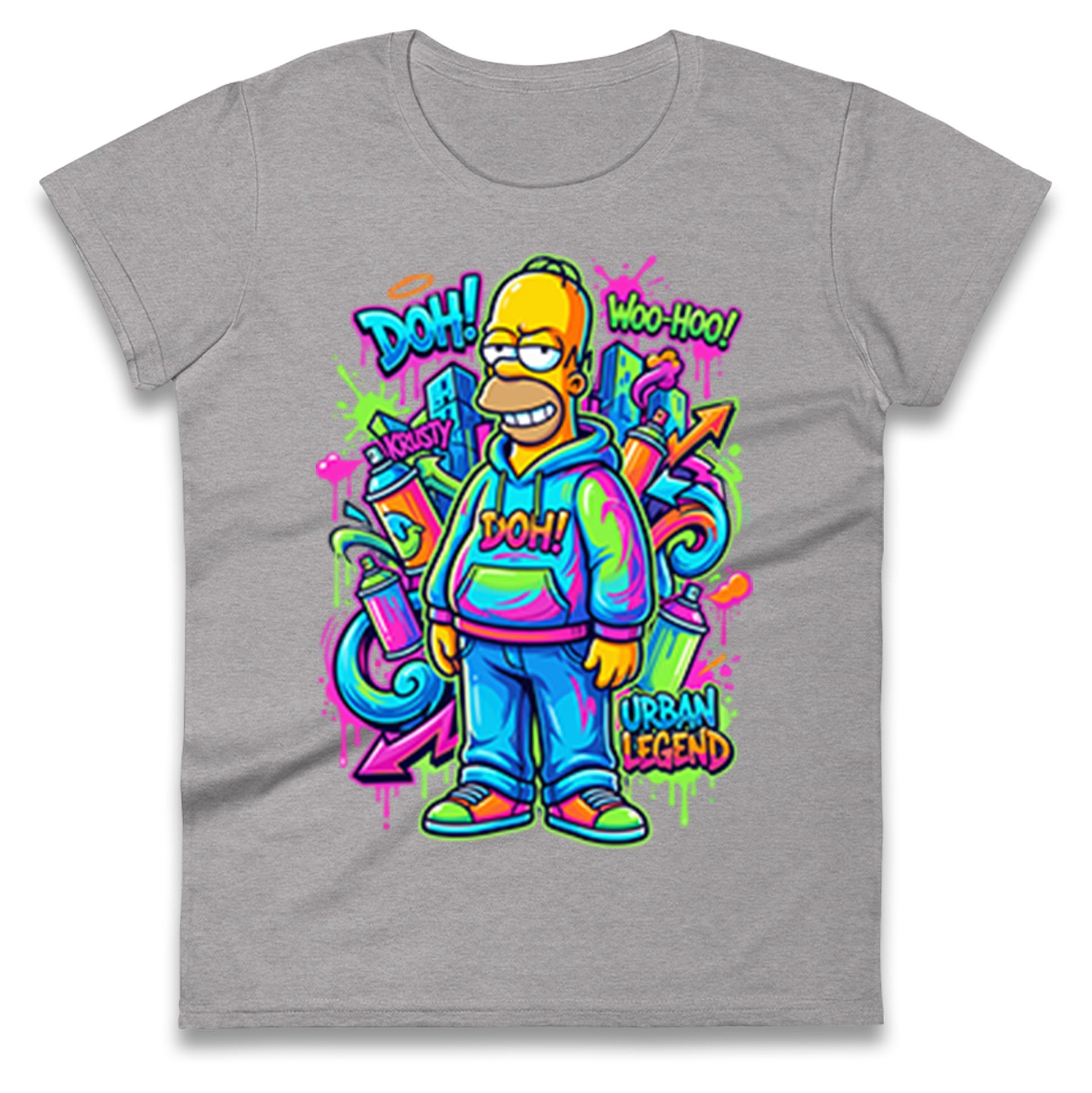 Homer Simpson Ladies T Shirt
