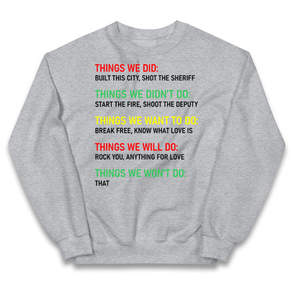 Bob Marley Music Kids Jumper