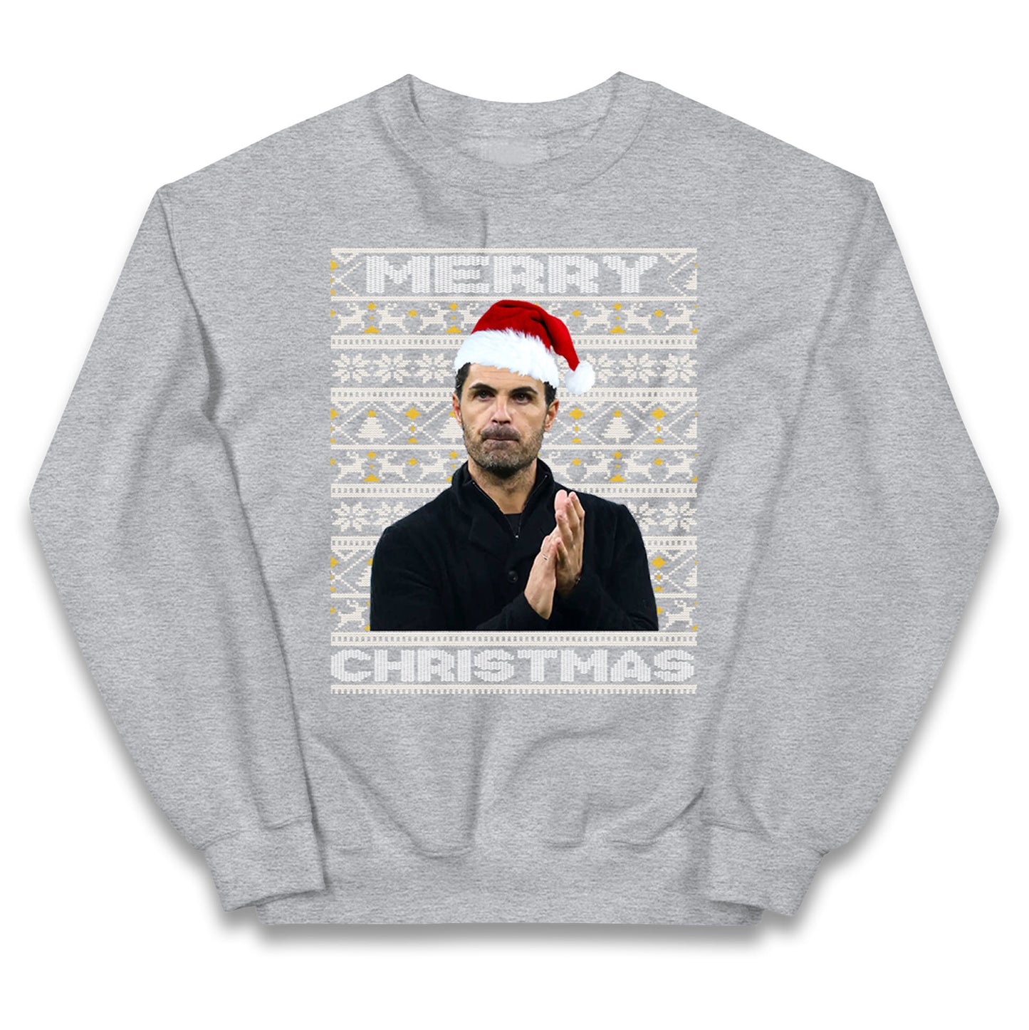 mikel arteta christmas jumper