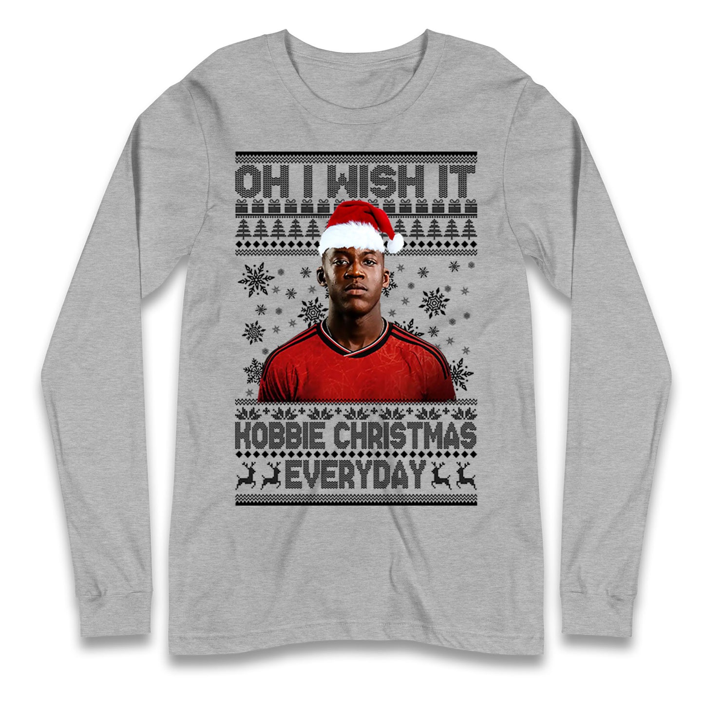 Kobbie Mainoo Christmas Longsleeve T Shirt