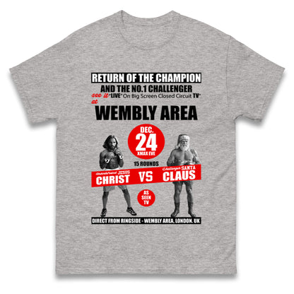 Jesus Christ Vs Santa Claus T Shirt