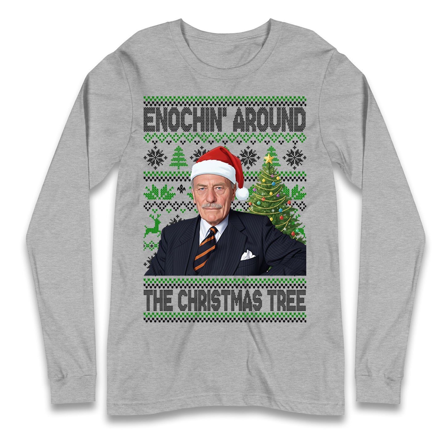 Enoch Powell Enochin Around the Christmas Tree Christmas Long Sleeve Shirt