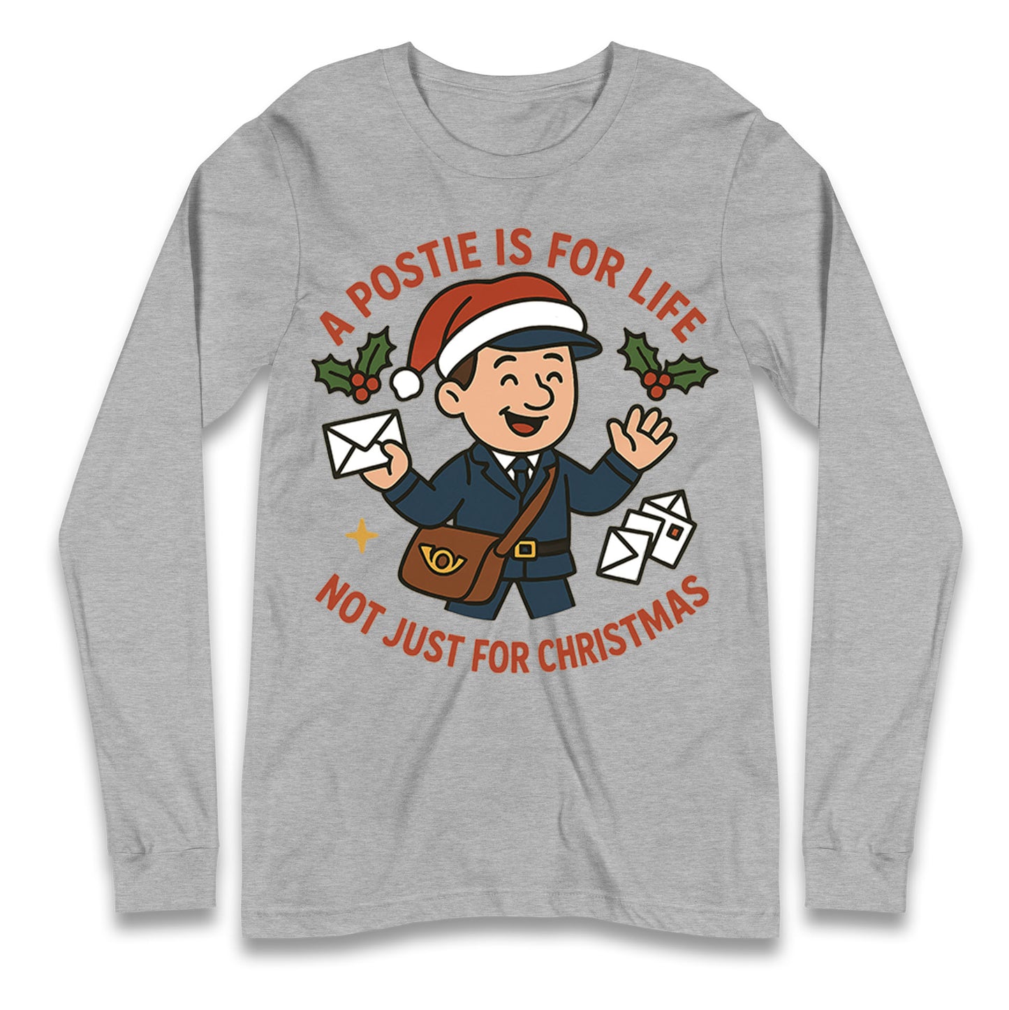 Postie Christmas Longsleeve T Shirt