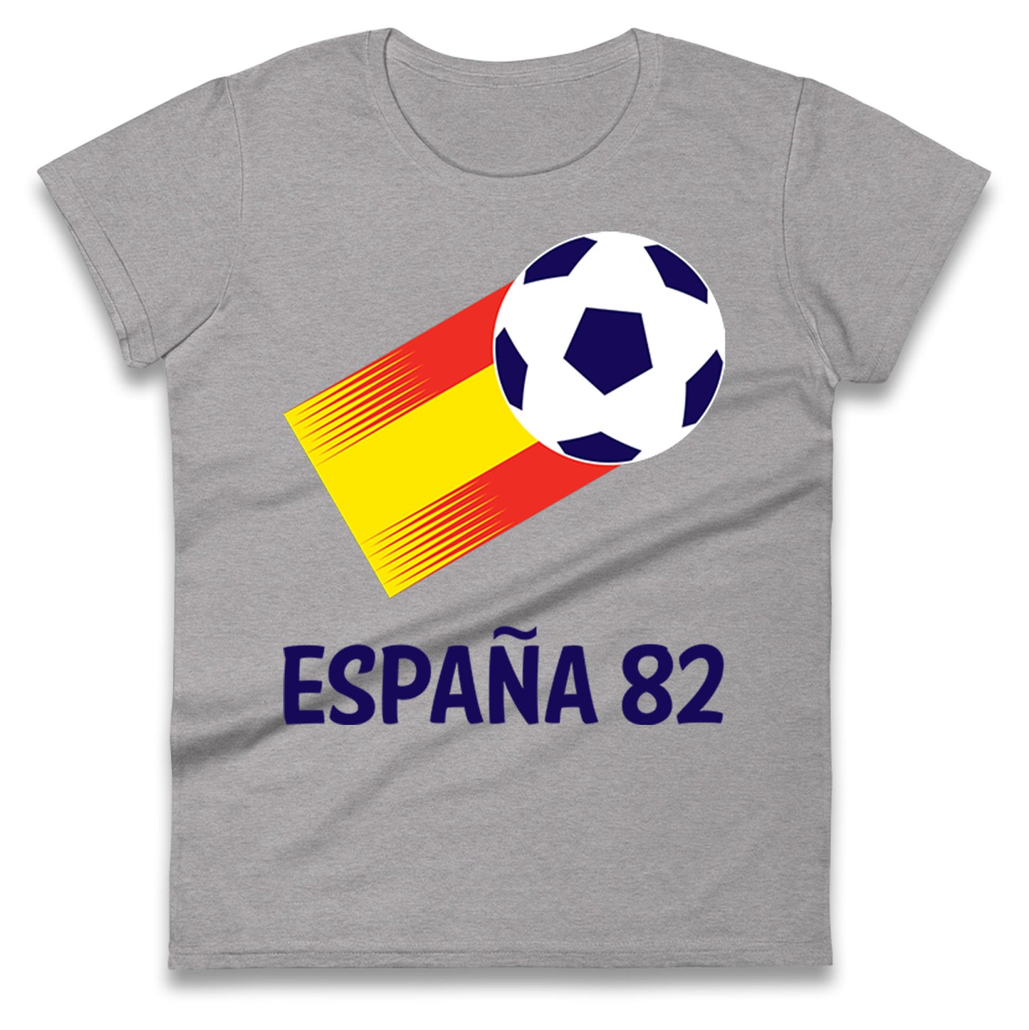 Spain 82 Naranjito Ladies T Shirt