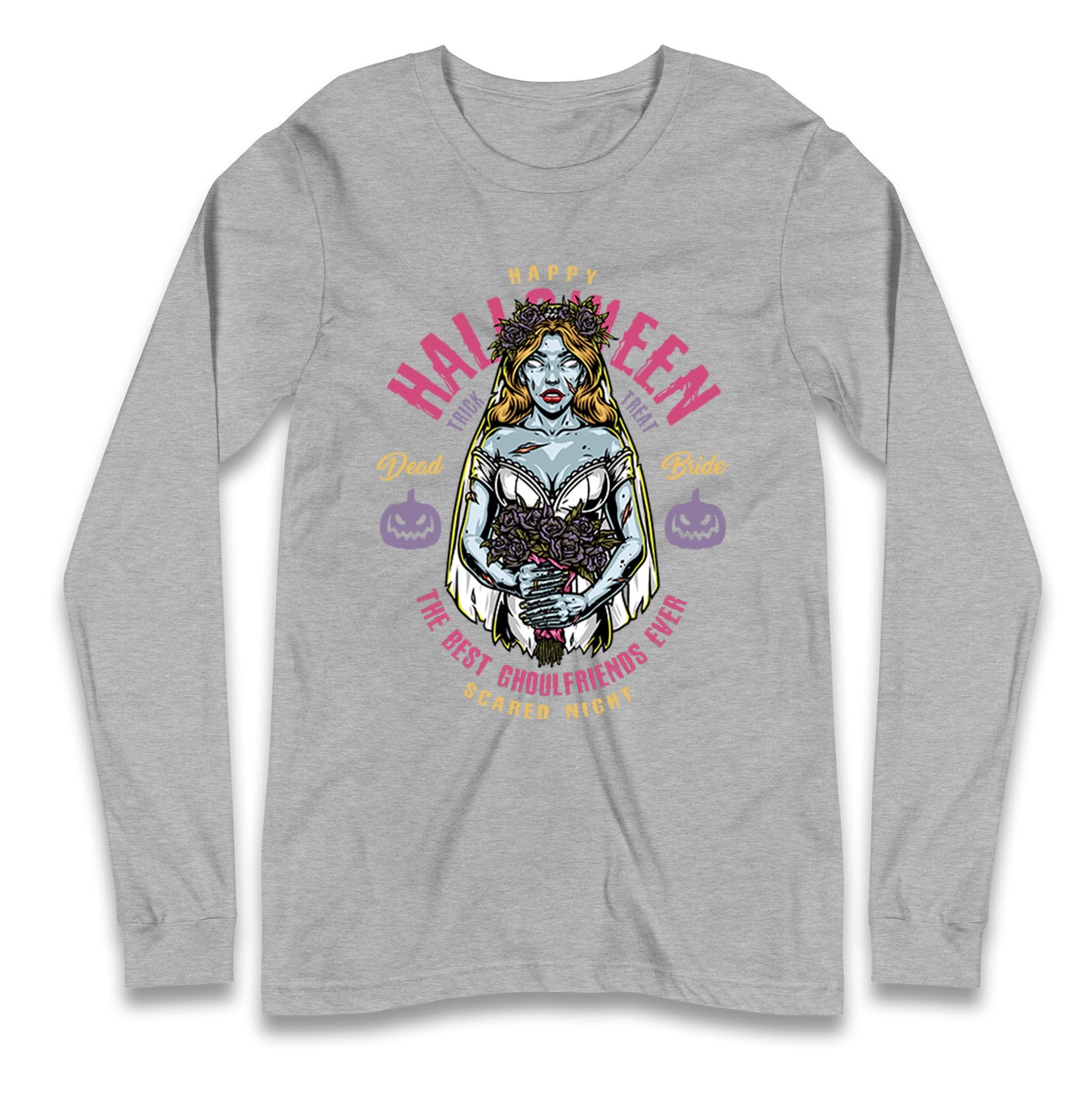 Halloween Ghoulfriends Longsleeve T Shirt