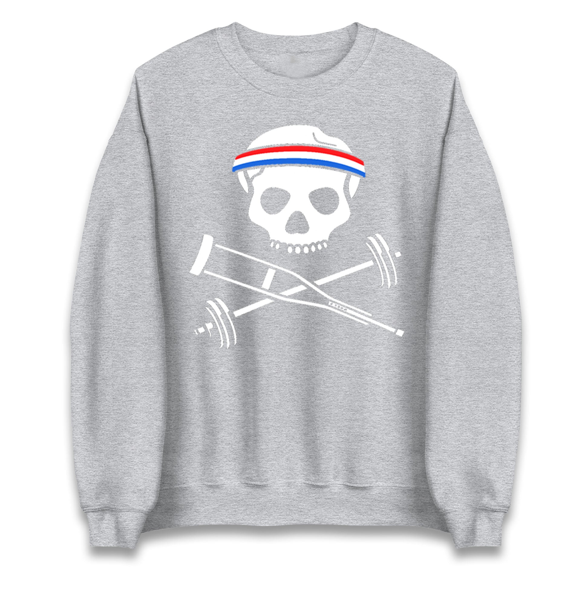 Johnny Knoxville Crutch Barbell and Bones Jumper
