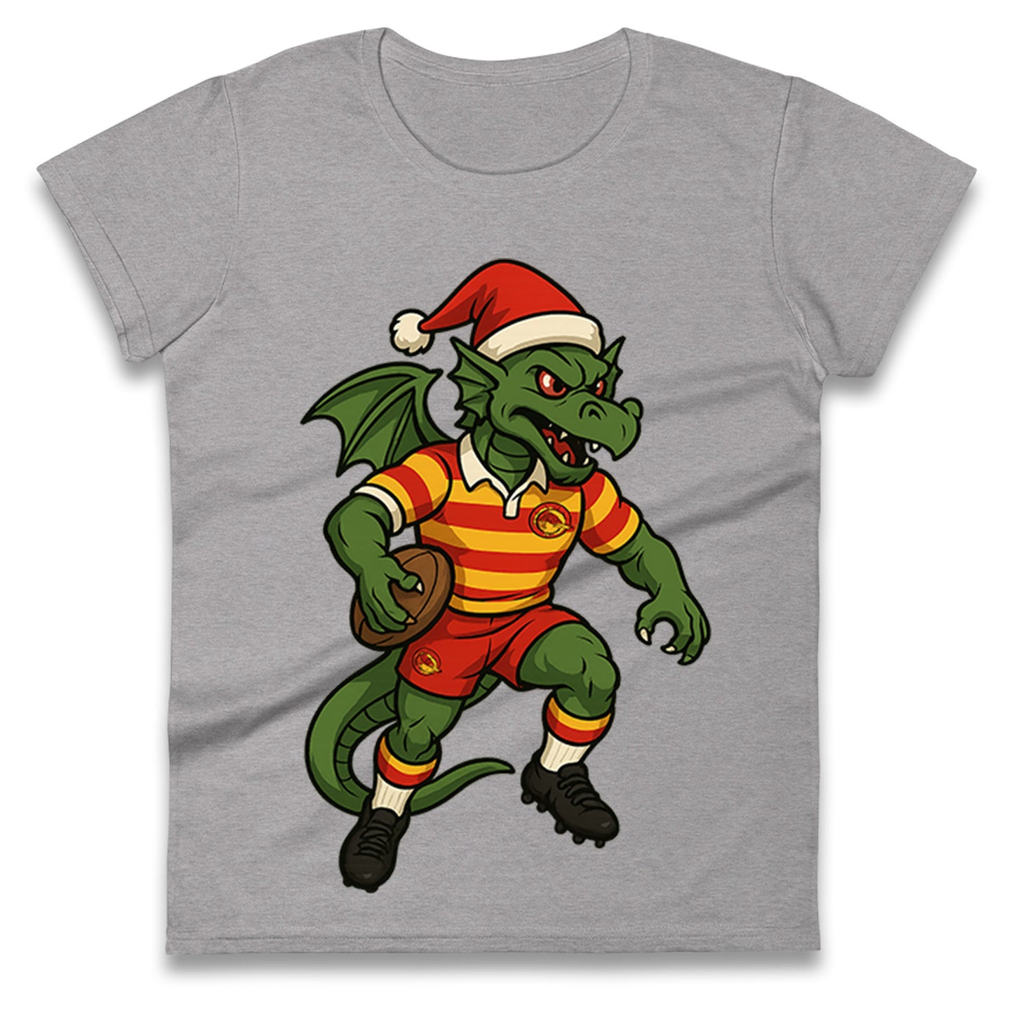 Catalans Dragons Christmas Ladies T Shirt