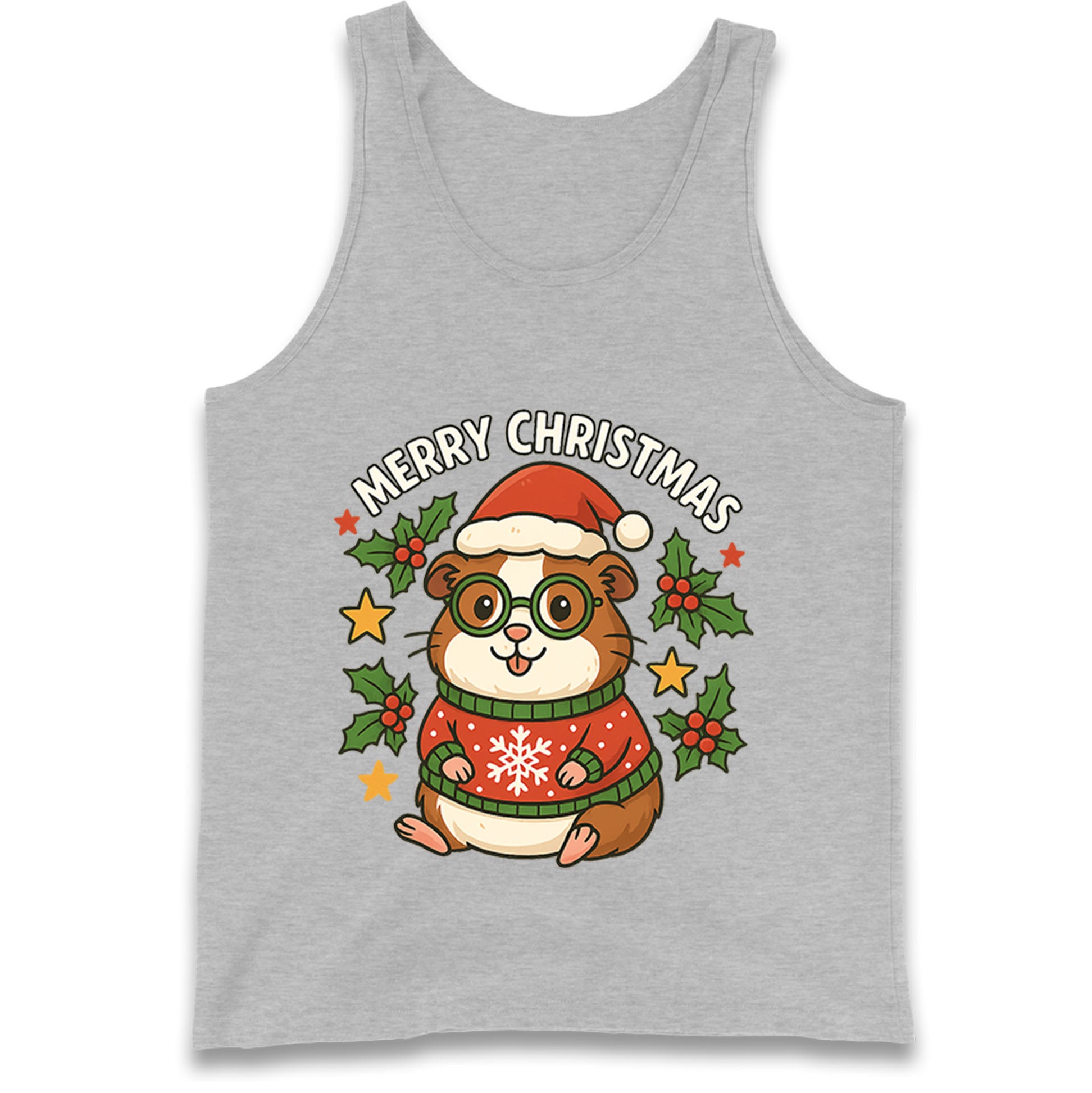 Guinea Pig Christmas Tank Top