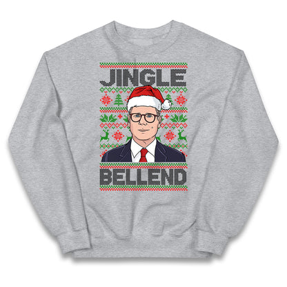 Keir Starmer Jingle Bell End Christmas Kids Jumper
