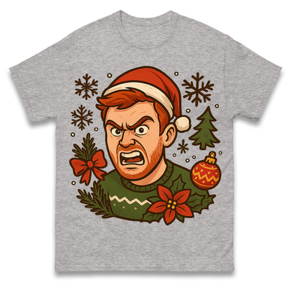 Angry Ginge Christmas T Shirt 