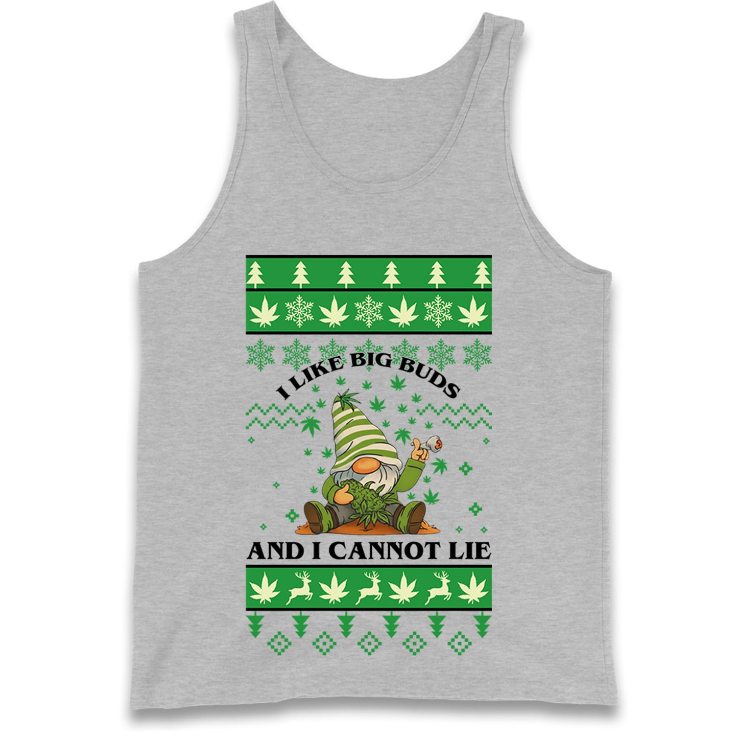 Cannabis Christmas Tank Top