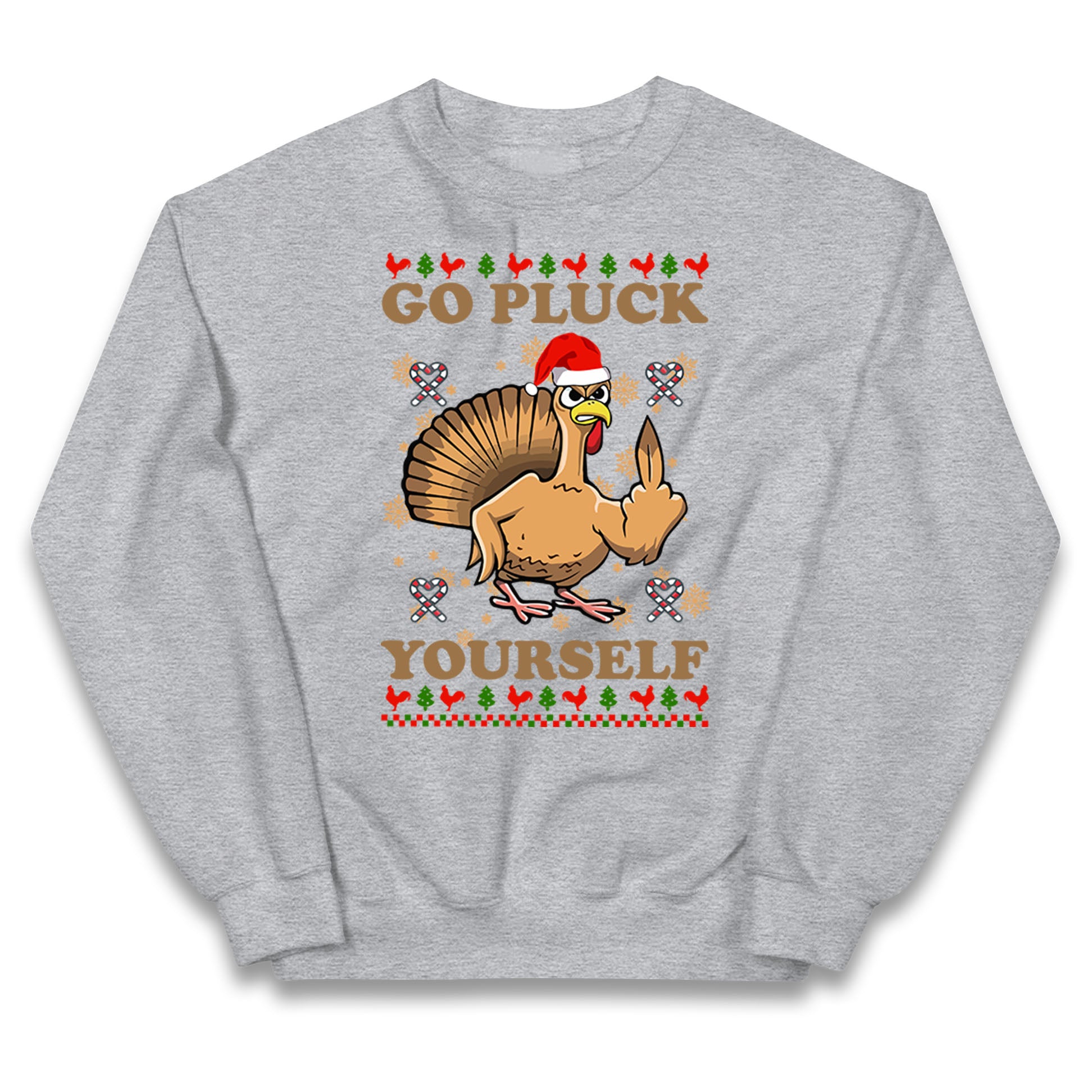 Christmas Go Pluck Yourself Funny Jumper