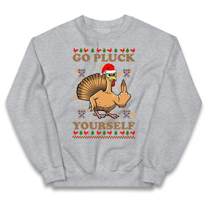 Christmas Go Pluck Yourself Funny Jumper