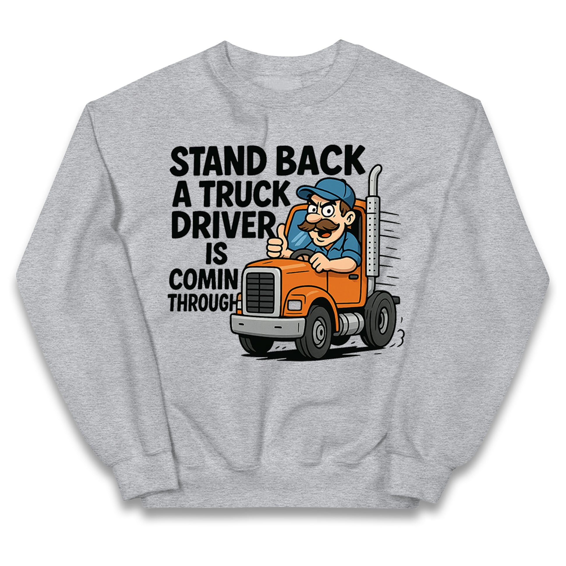 Truck Driver Kids Jumper 