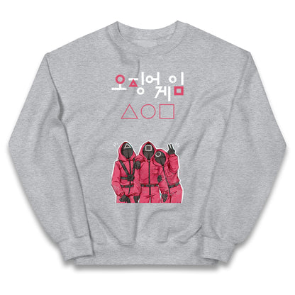 Squid Game Three Guards kids Jumper