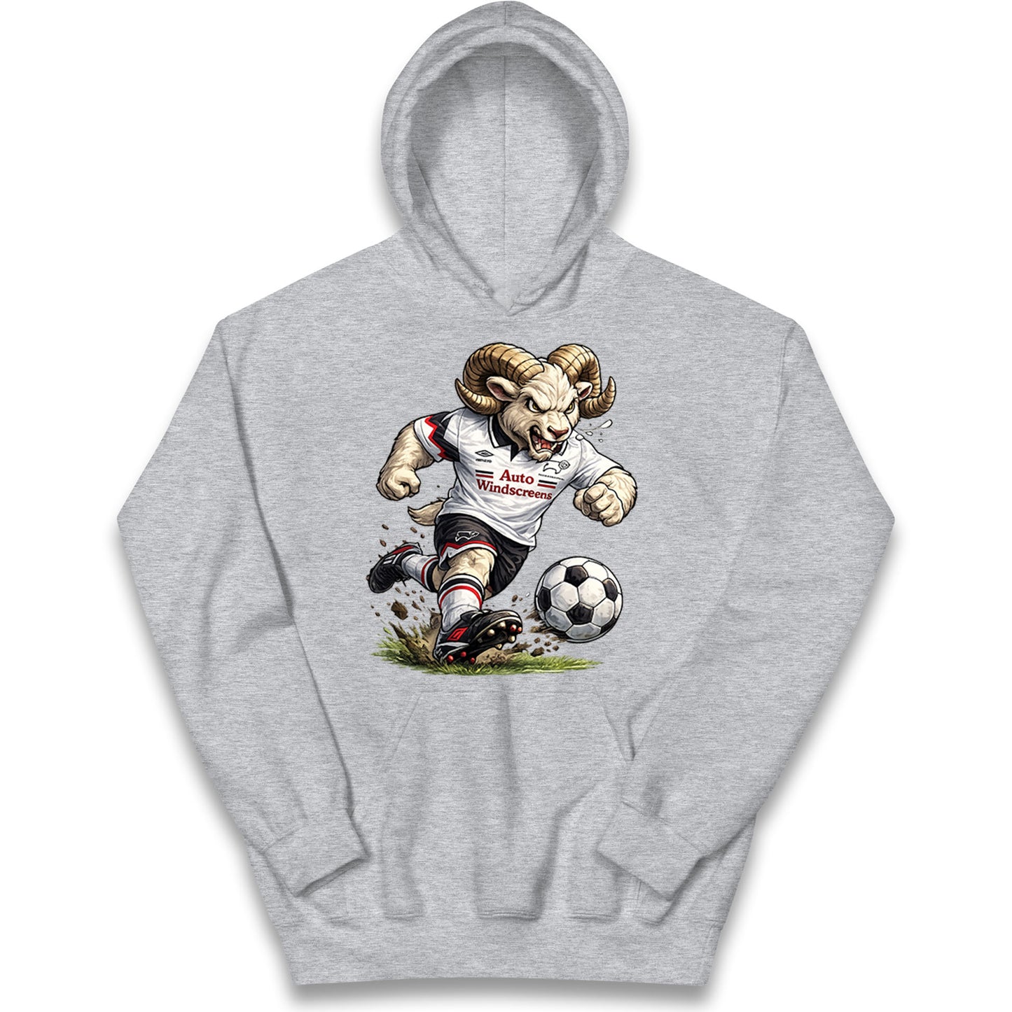 Old School Derby County Kids Hoodie 