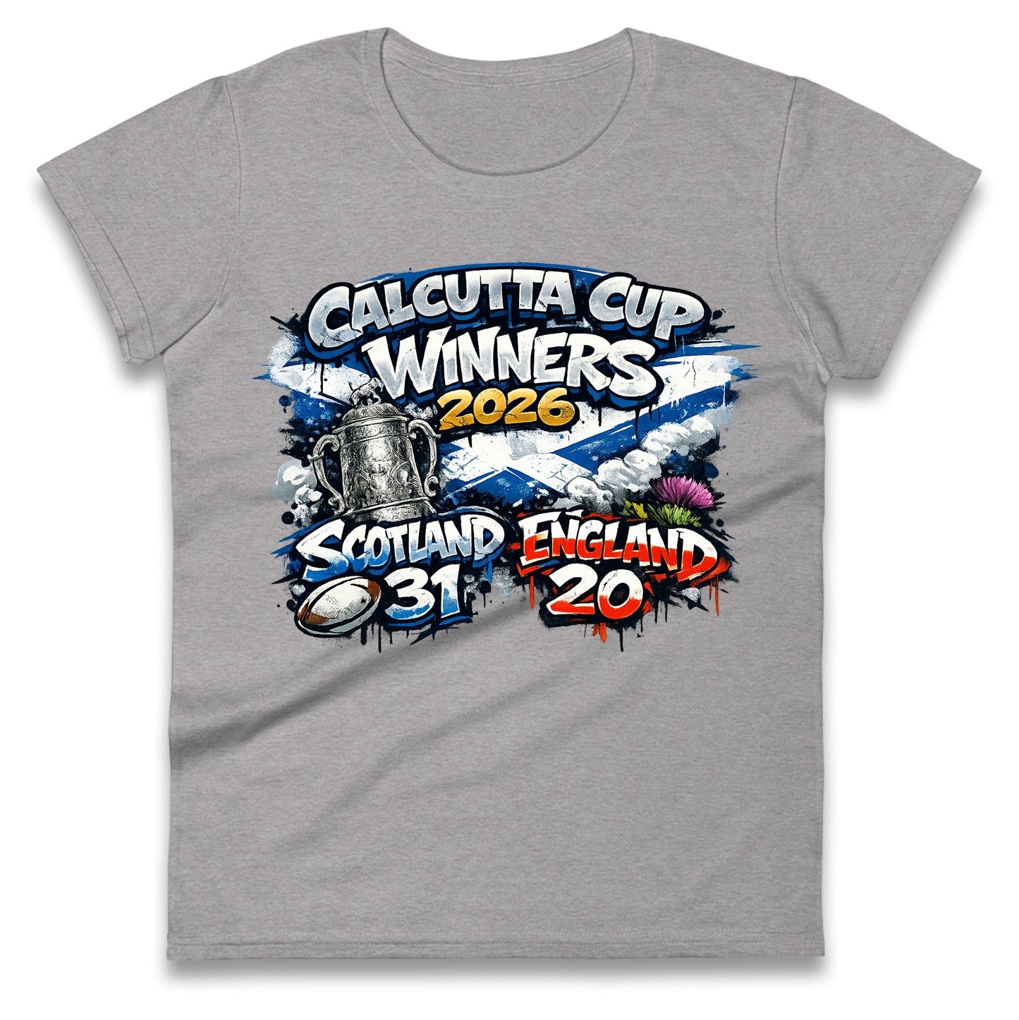 Scotland Calcutta Cup Winners 2026 Ladies Shirt