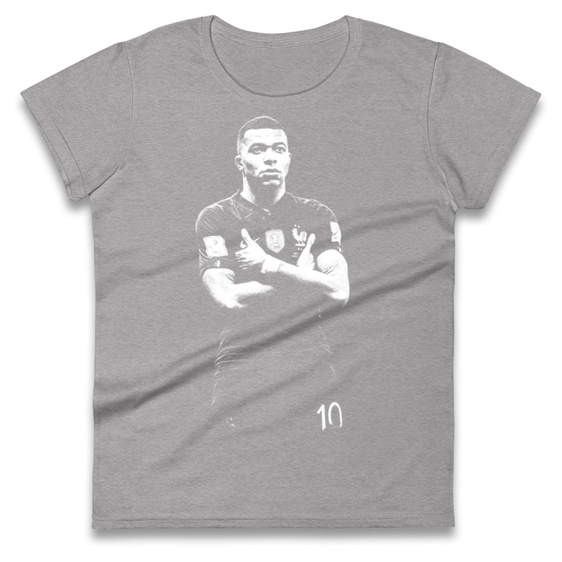  France Footballer Ladies T Shirt