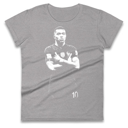  France Footballer Ladies T Shirt
