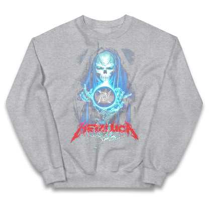 Metallica Skellington Sorcerer Kids Jumper
