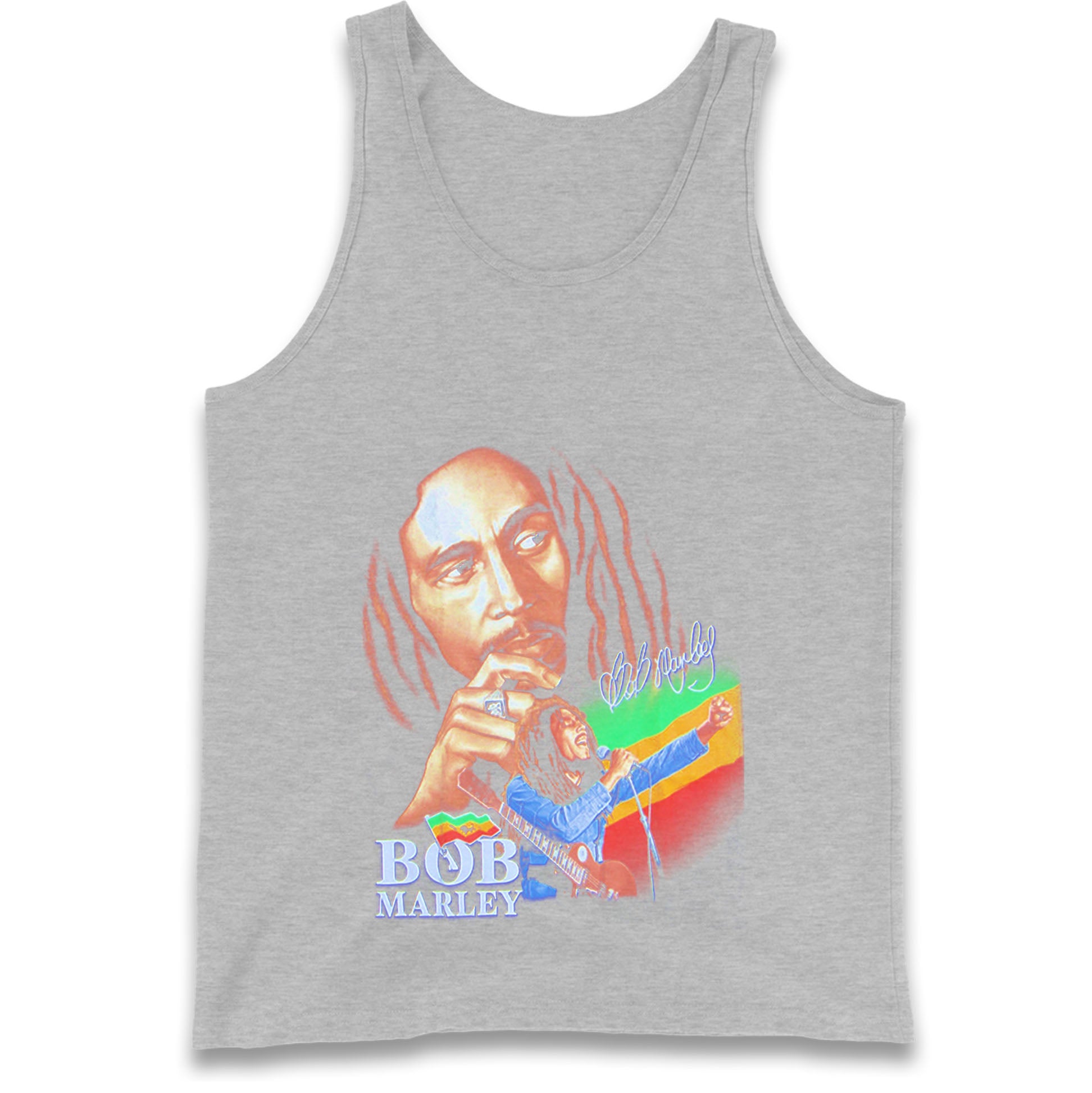 Bob Marley Iron Like A Lion Tank Top