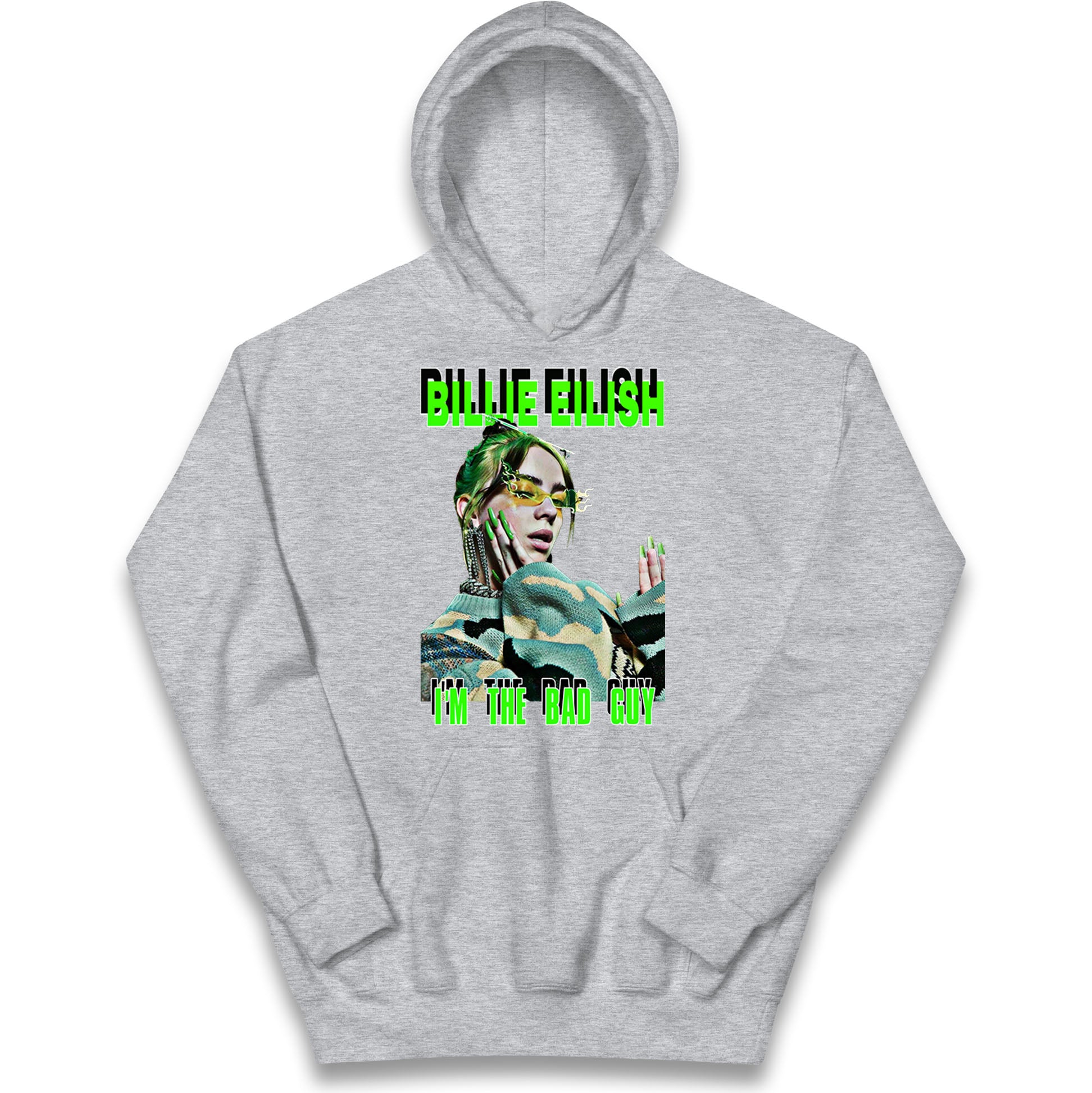 Billie Eilish Singer Kids Hoodie