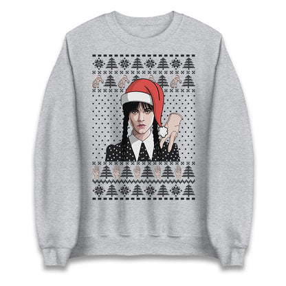 Wednesday Addams Ugly Christmas Sweater