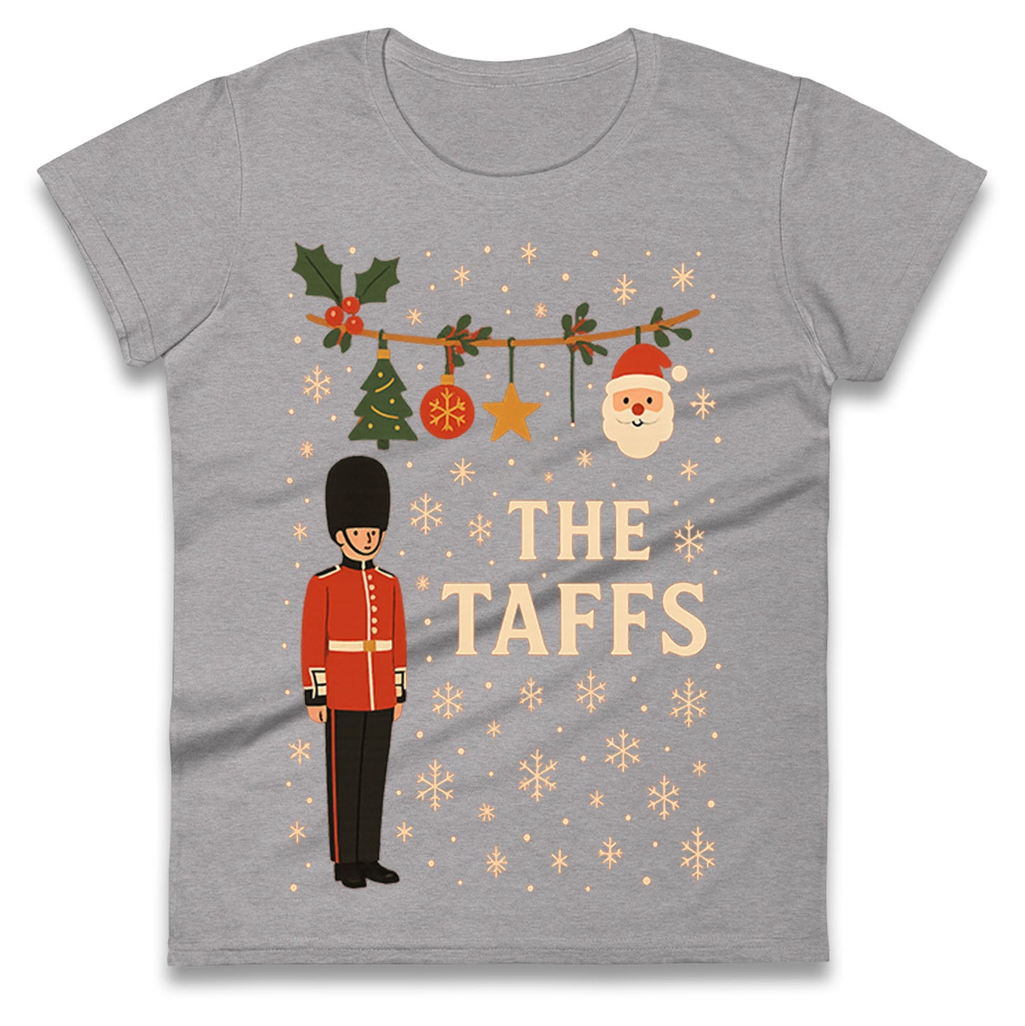 The Taffs Welsh Guards Christmas Ladies Shirt