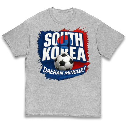 South Korea Football Kids T Shirt