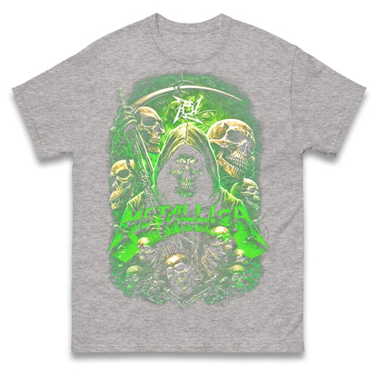 Metallica Green Skulls T Shirt