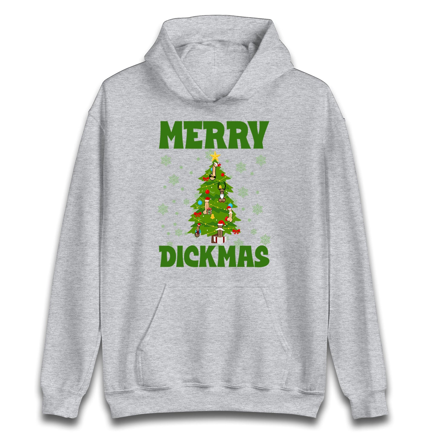 Merry Dickmas Funny Christmas Hoodie
