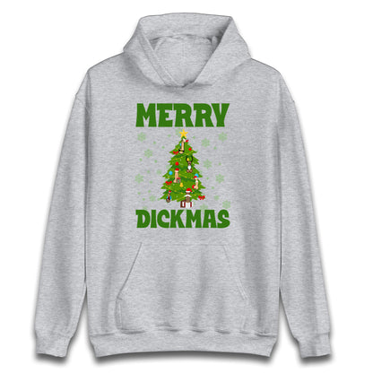 Merry Dickmas Funny Christmas Hoodie
