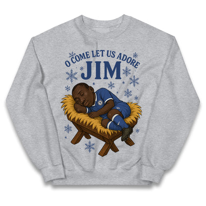 Retro Chelsea Christmas Kids Jumper 