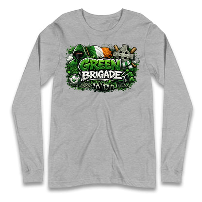 Celtic Green Brigade Football Longsleeve T Shirt 