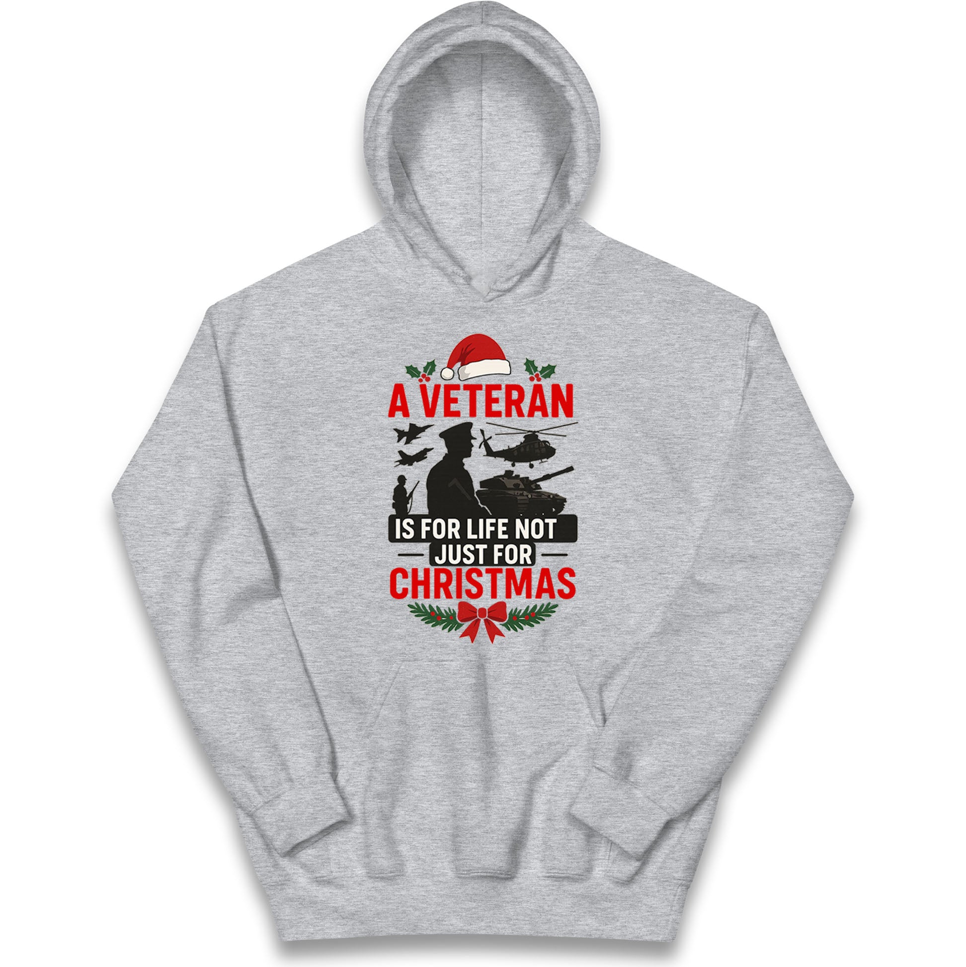 Veteran Christmas Kids Hoodie