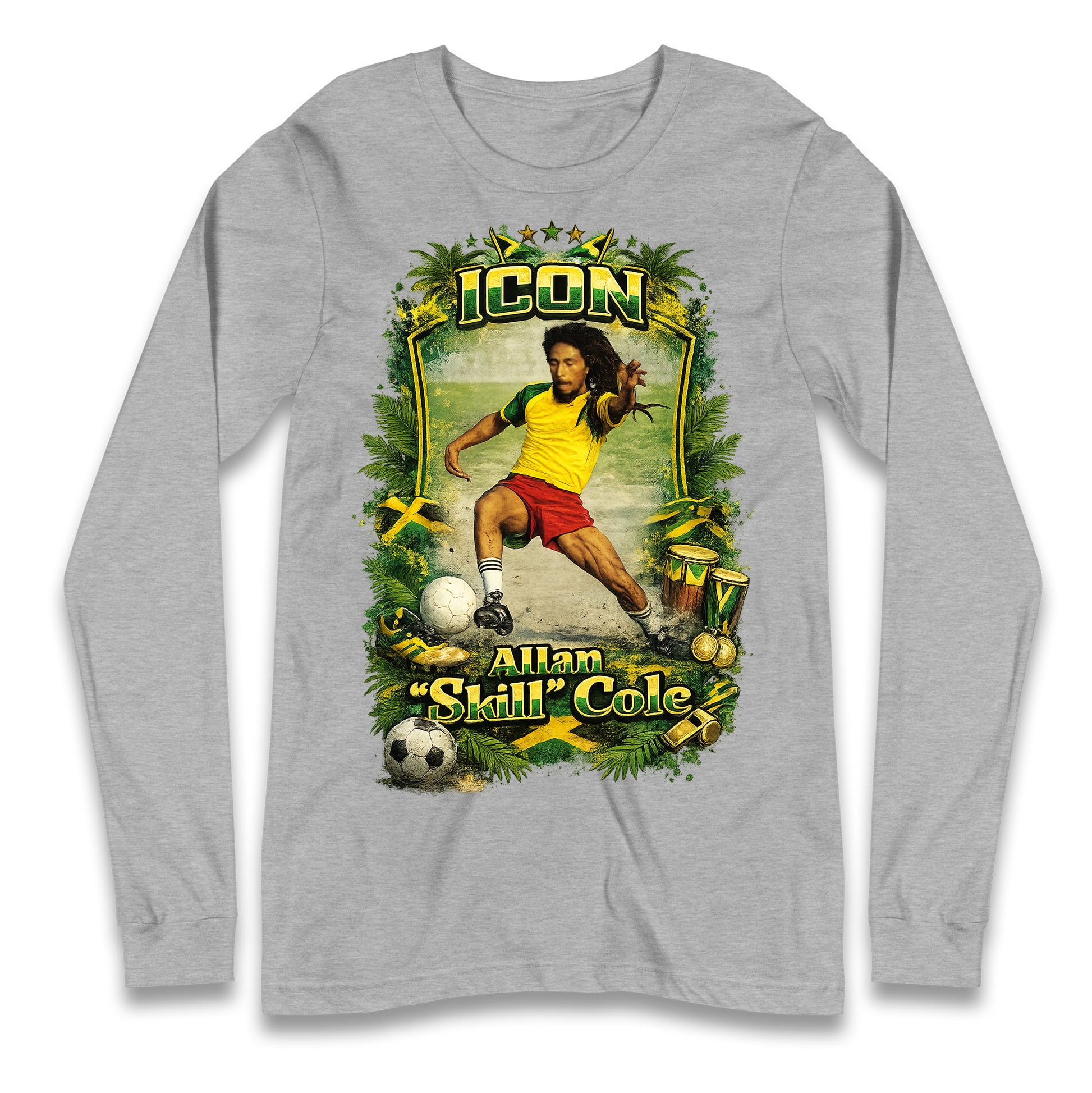Jamaica Football Longsleeve T Shirt