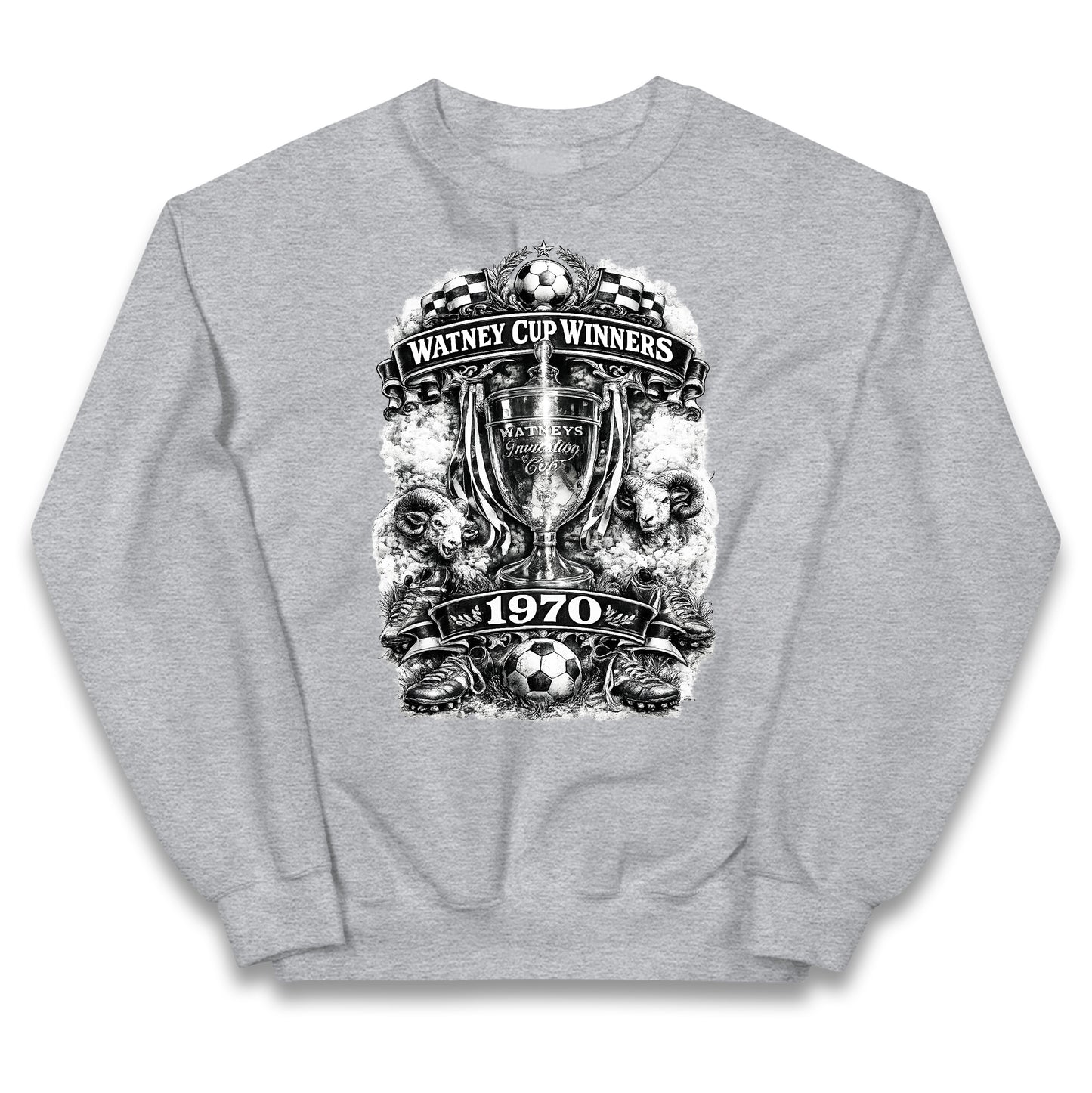 Retro Derby Watney Cup Winners 1970 Kids Jumper