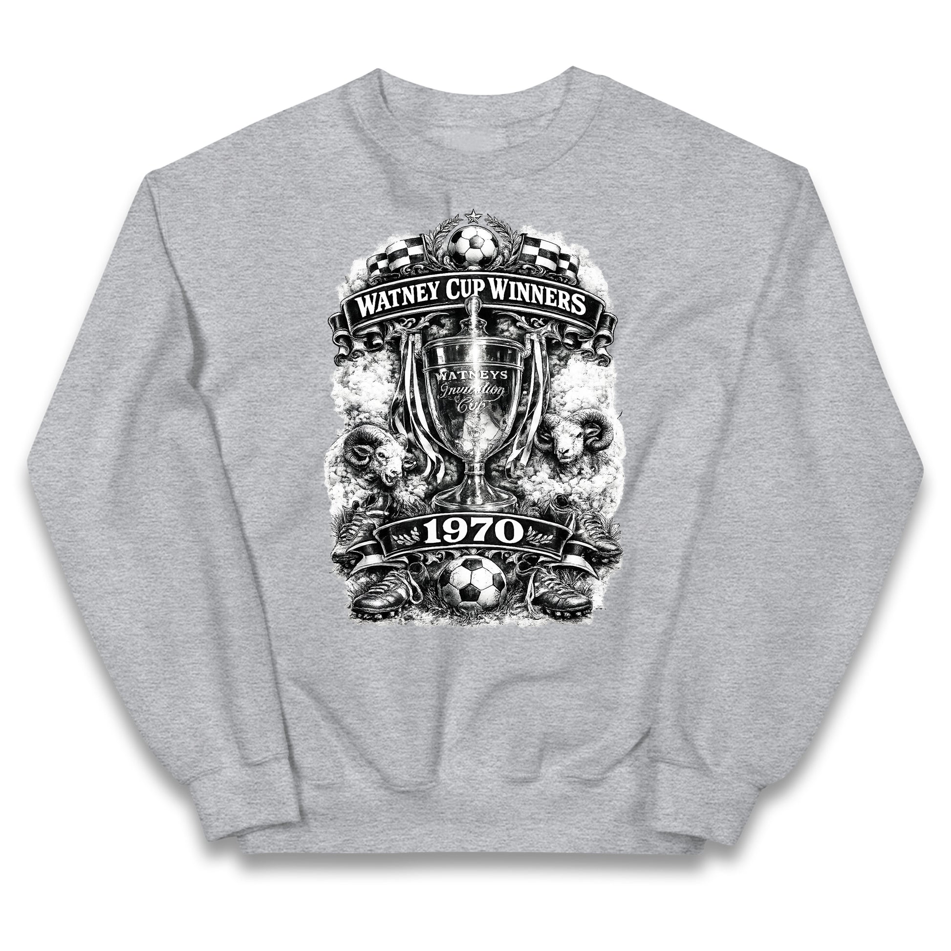 Retro Derby Watney Cup Winners 1970 Kids Jumper
