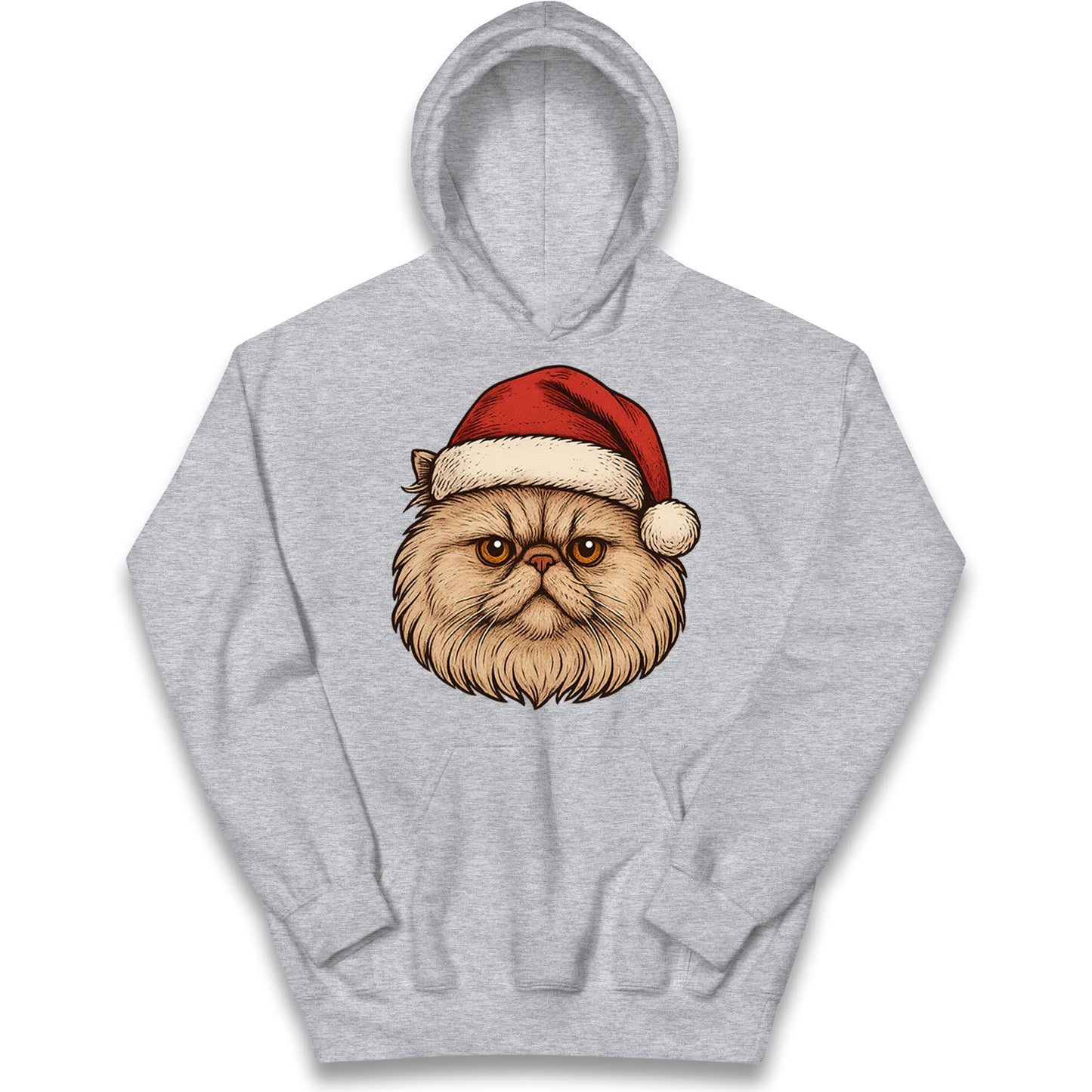 Persian Cat Christmas Kids Hoodie