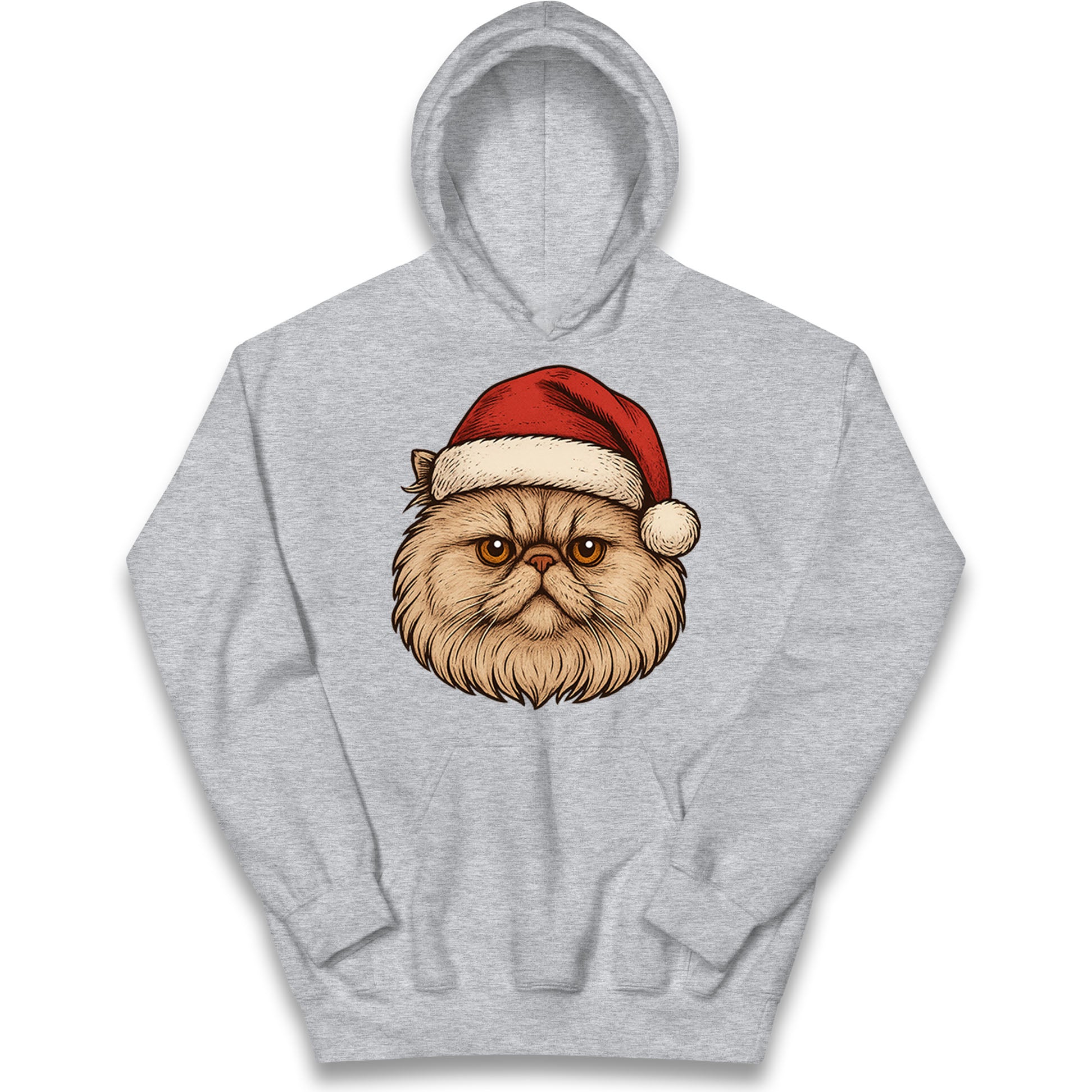 Persian Cat Christmas Kids Hoodie