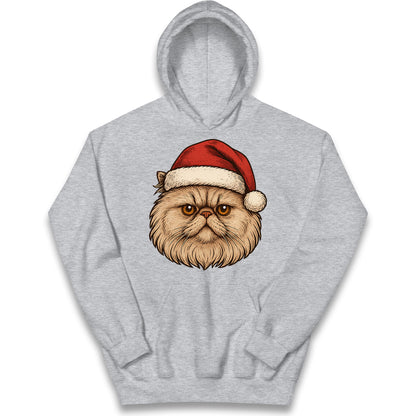 Persian Cat Christmas Kids Hoodie