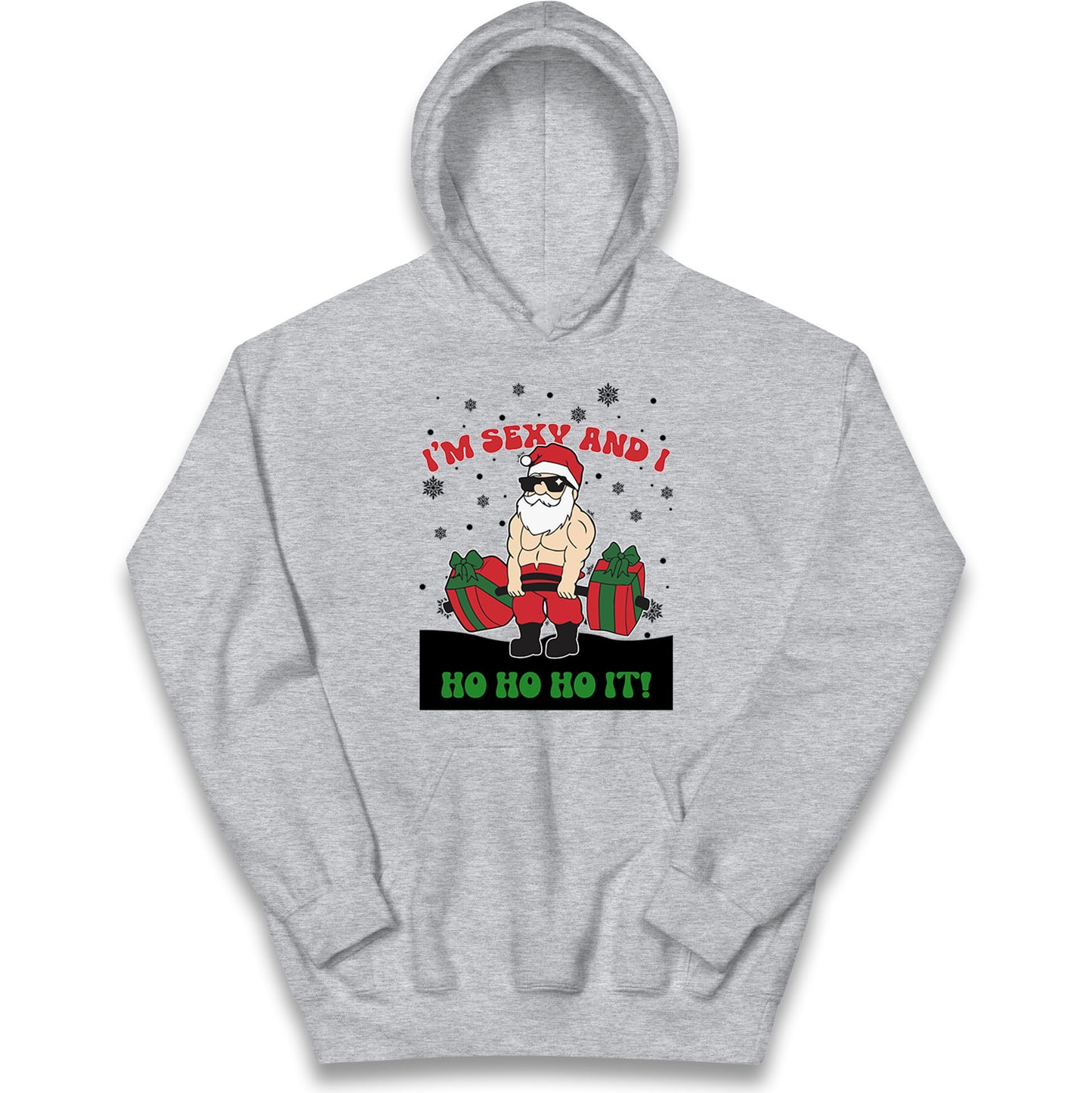 Santa Claus Ho Ho Ho Kids Hoodie