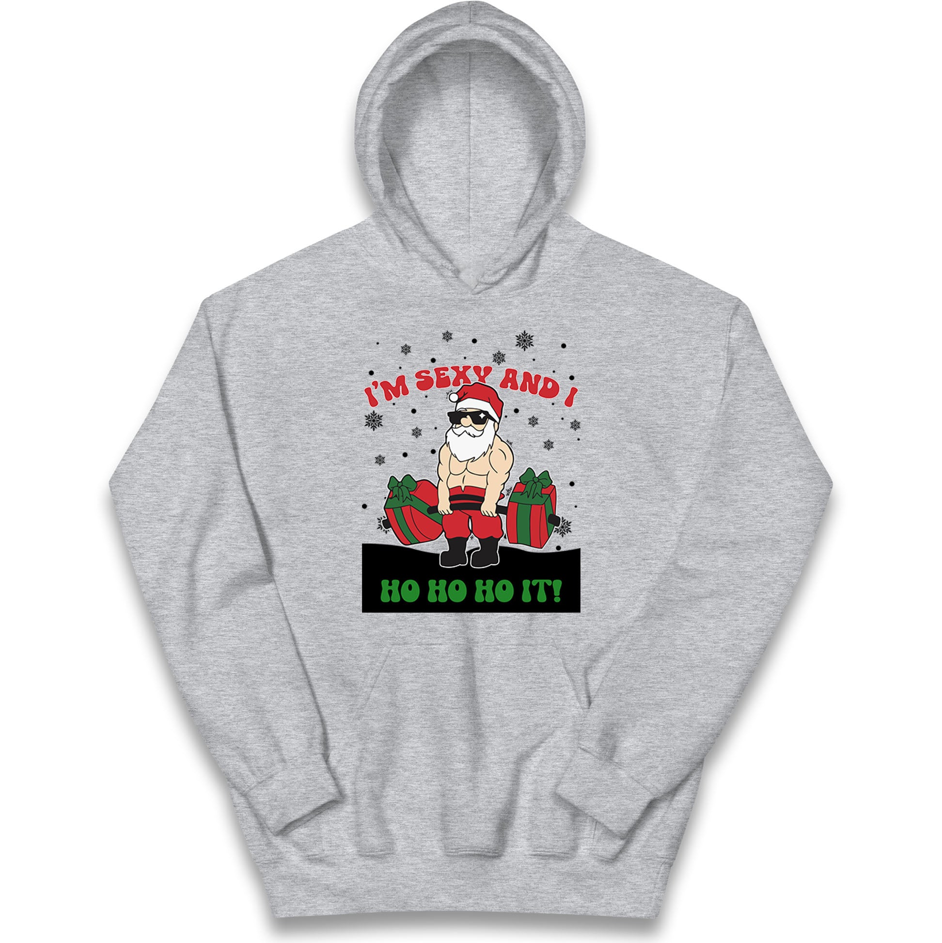 Santa Claus Ho Ho Ho Kids Hoodie