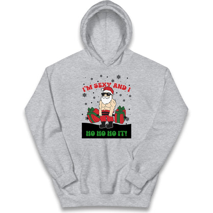 Santa Claus Ho Ho Ho Kids Hoodie