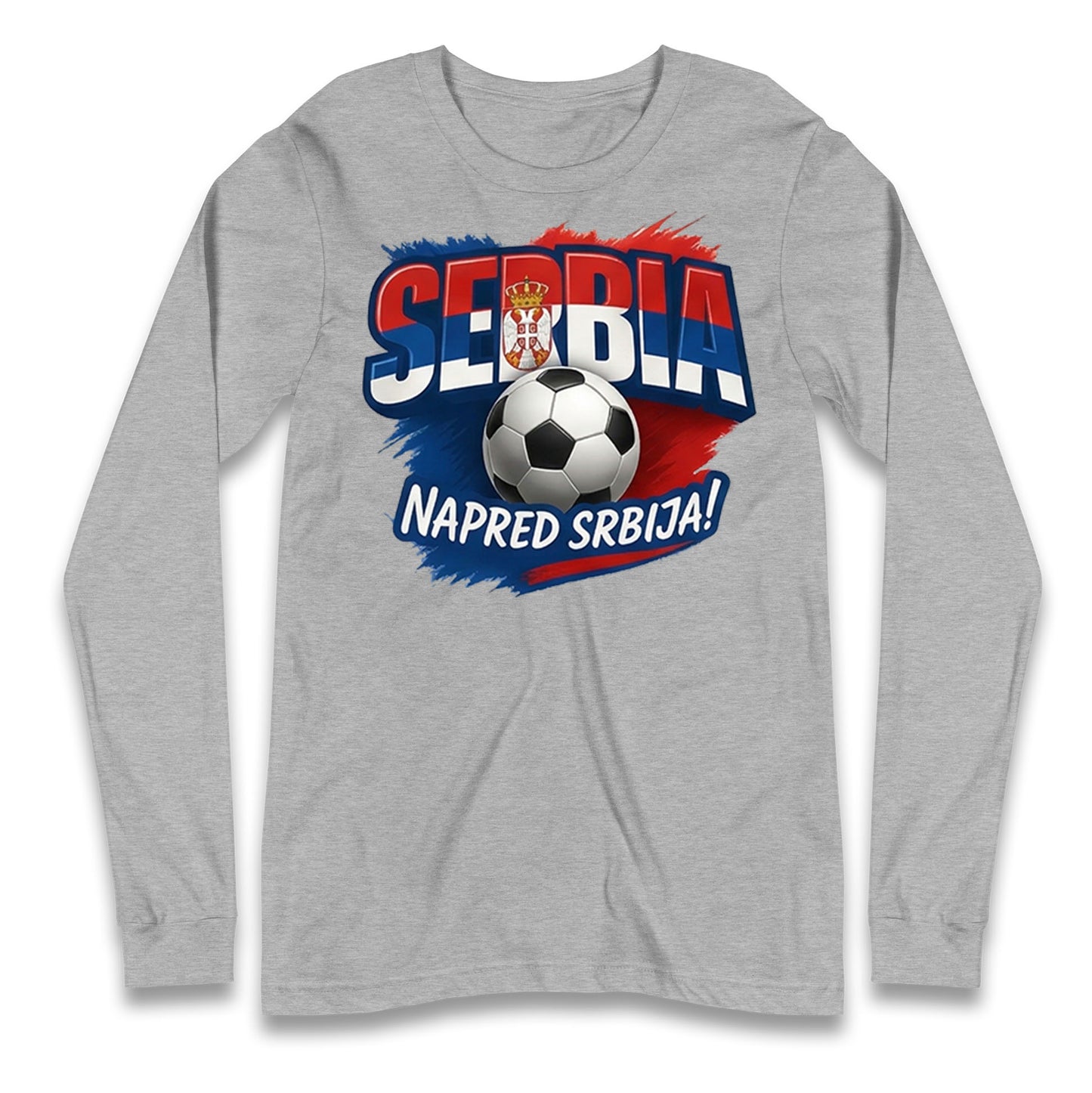 Serbia Retro World Cup Longsleeve T Shirt