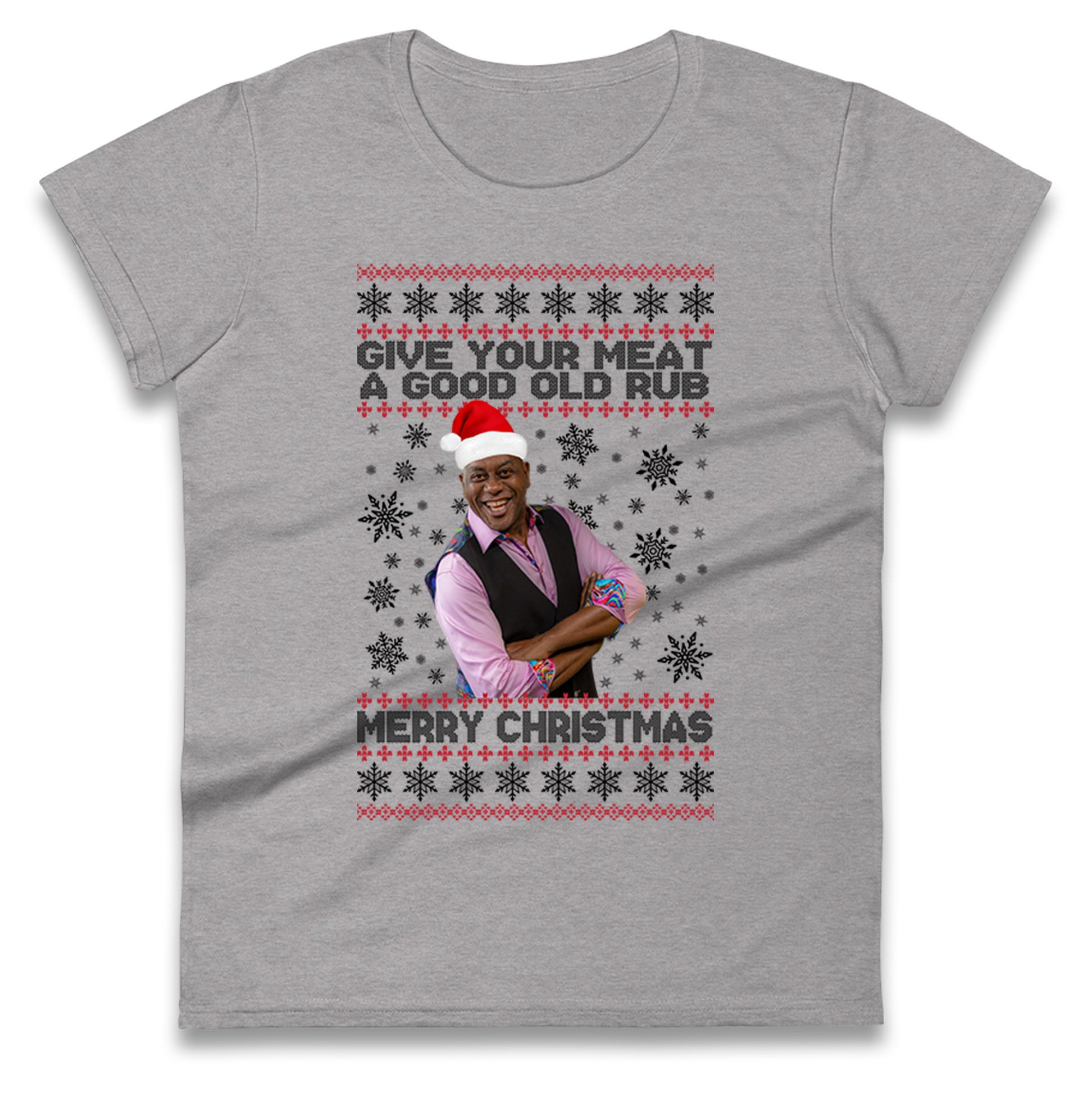 Ainsley Harriot Christmas Ladies T Shirt
