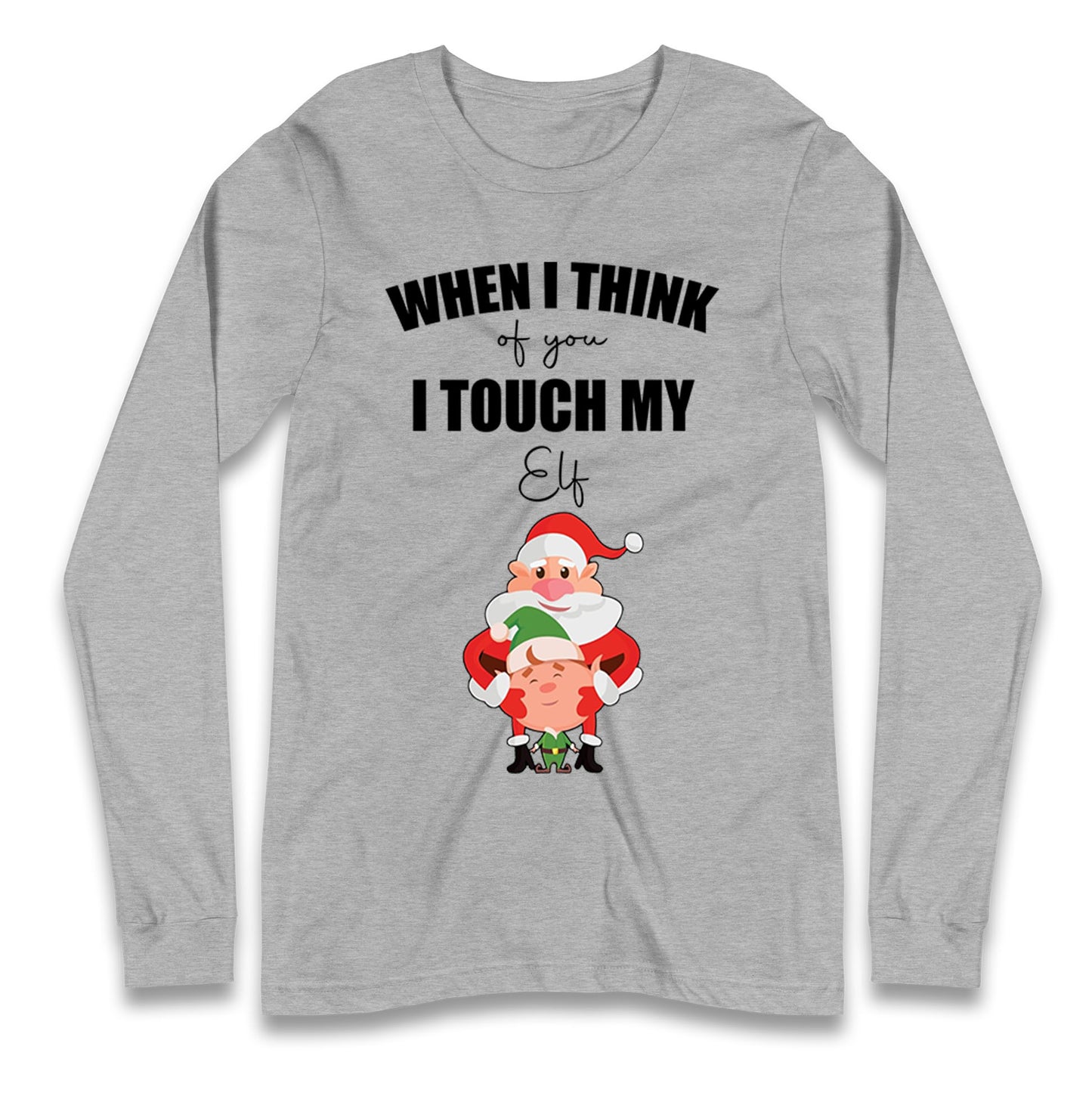 Santa Elf Christmas Longsleeve T Shirt
